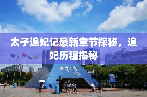 太子追妃記最新章節(jié)探秘，追妃歷程揭秘