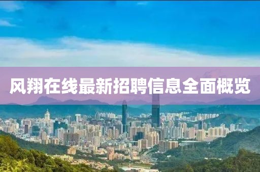 風(fēng)翔在線最新招聘信息全面概覽
