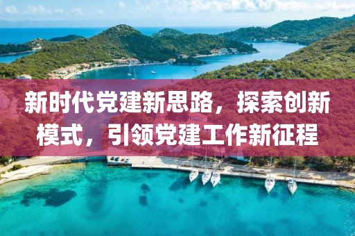 新時代黨建新思路，探索創(chuàng)新模式，引領(lǐng)黨建工作新征程