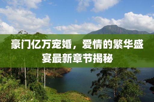 豪門(mén)億萬(wàn)寵婚，愛(ài)情的繁華盛宴最新章節(jié)揭秘