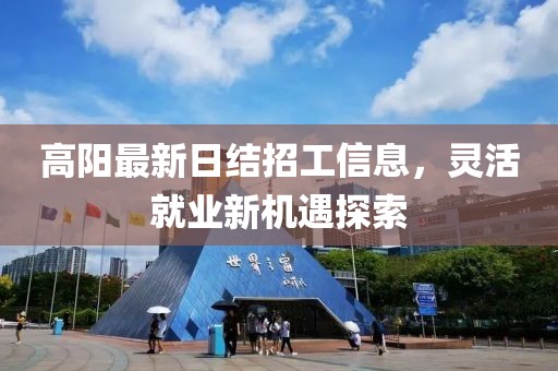 高陽最新日結(jié)招工信息，靈活就業(yè)新機遇探索