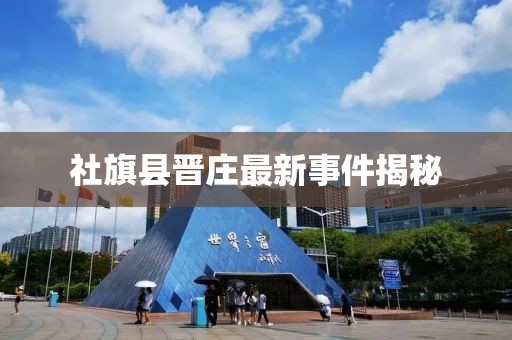 社旗縣晉莊最新事件揭秘
