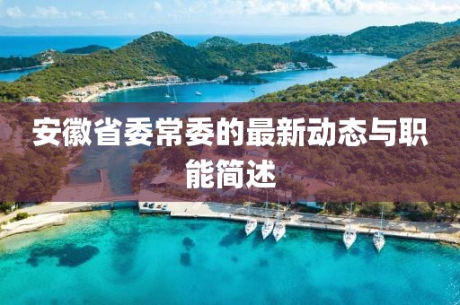 安徽省委常委的最新動(dòng)態(tài)與職能簡(jiǎn)述