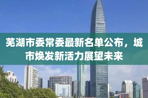 蕪湖市委常委最新名單公布，城市煥發(fā)新活力展望未來
