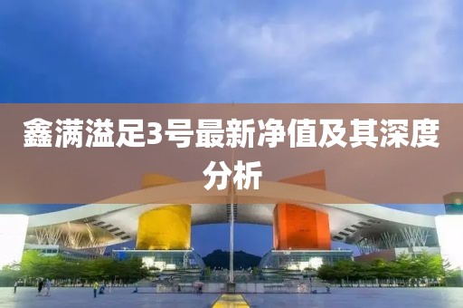 鑫滿溢足3號最新凈值及其深度分析