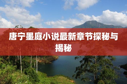 唐寧墨庭小說(shuō)最新章節(jié)探秘與揭秘